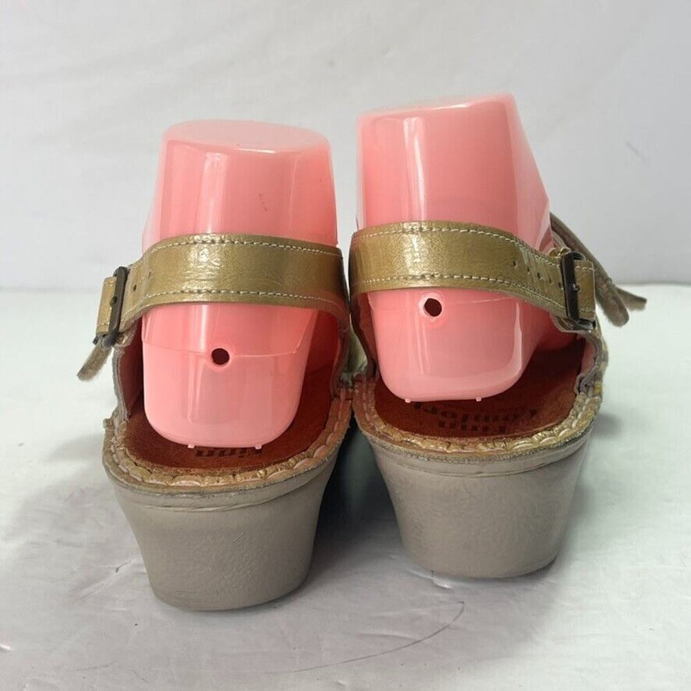 Finn Comfort Sandals Women's Size 36D 6 Jamaica Triple Strap Leather Snake Print - Picture 3 of 12